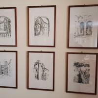 Set da 10 quadri su Fermo di Interlenghi