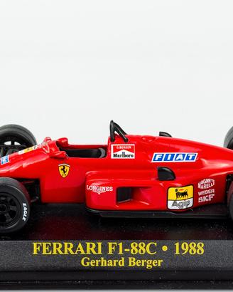 Ferrari F1-88C Gerhard Berger 1988 Scala 1:43