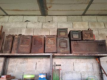 Cassetta porta munizioni metallica