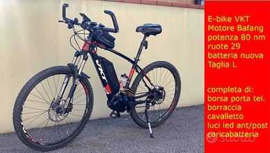 Ebike VKT molto potente ruote 29 batteria nuova MT