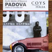 Catalogo coys auto moto d'epoca padova 2007