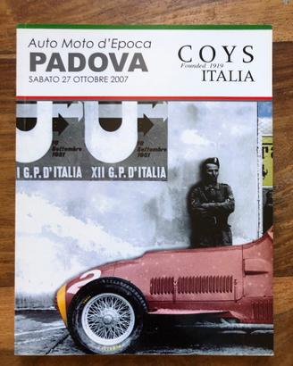 Catalogo coys auto moto d'epoca padova 2007