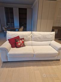 Divano letto di pelle Divani & Divani