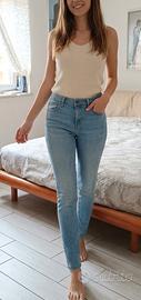 Jeans Lee Elly W26 L31 Lavaggio Chiaro