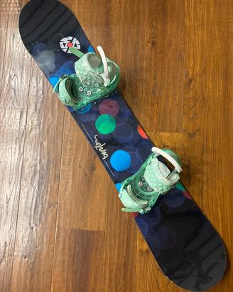 Snowboard Burton tavola con attacchi