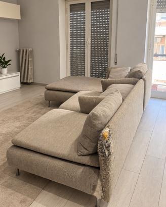Divano IKEA SÖDERHAMN 3 posti + chaise-longue