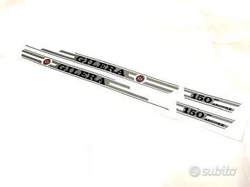 ADESIVI COMPATIBILE GILERA ARCORE 150 GRIGIO NERO