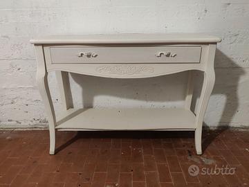 Concolle da ingresso bianca stile Shabby Chic