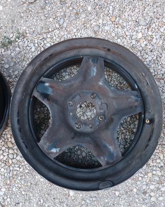 COPPIA CERCHI +2 ORIGINALI FIAT PANDA HYBRID 15" 