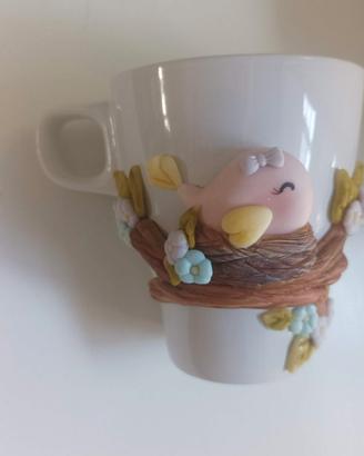 tazza decorata