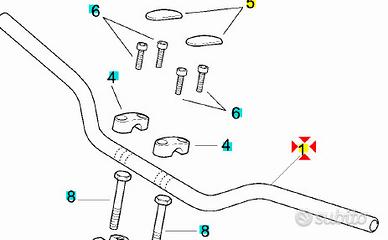 Manubrio Aprilia Tuono 125 AP8118664