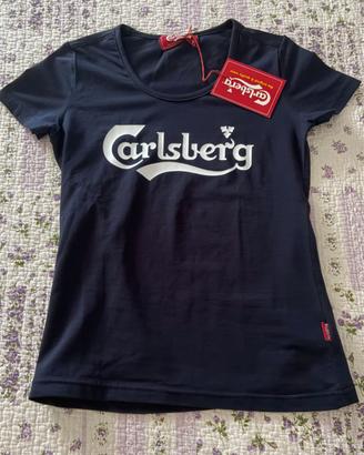 T-Shirt Carlsberg Blu
