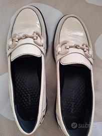 Scarpe bianche in vernice Frau donna  n 39