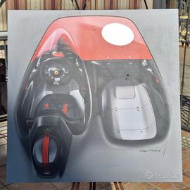 PANNELLO ALLUMINIO FERRARI MONZA SP1 ABITACOLO