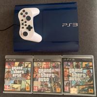 PlayStation 3 SUPERSLIM  BLU - gta S.Andreas/IV/V