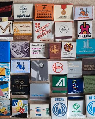 collezione cerini da tutto il mondo