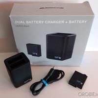 Kit batteria + caricabatteria per Hero 5, 6, 7