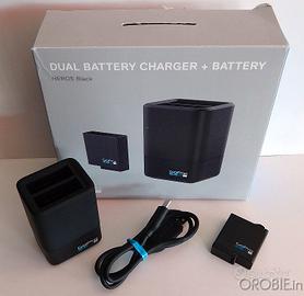 Kit batteria + caricabatteria per Hero 5, 6, 7