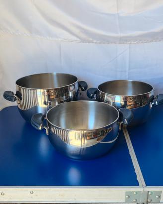 Set 3 Pentole Lagostina in Acciaio Inox 18/10
