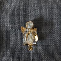 Spilla vintage Swarovski – Angelo in cristallo e d