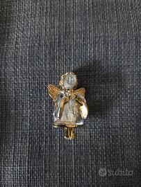 Spilla vintage Swarovski – Angelo in cristallo e d