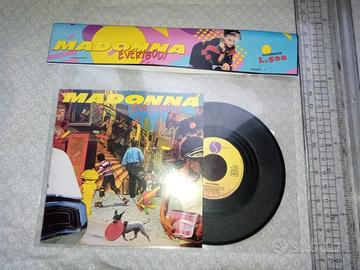 Madonna gadget 45 giri stile anni 80 2000 lp