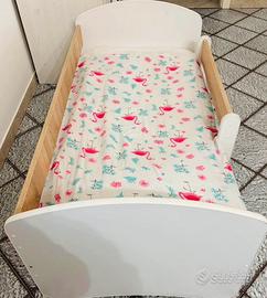 Lettino basso tipo Montessori in legno