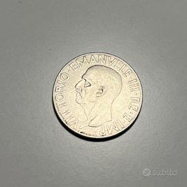 Moneta 1 lira 1939 - XVII