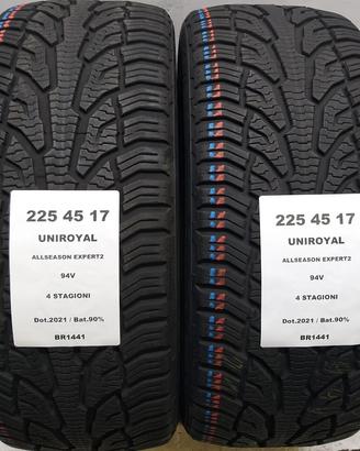 2 GOMME 225 45 17 UNIROYAL BR1441