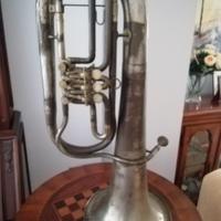 strumento a fiato in ottone vintade