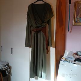 Vestito lungo verde