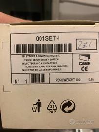 Selettore chiave incasso Came