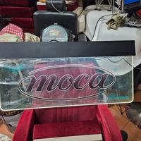 INSEGNA LUMINOSA CAFFE' MOCA ROMA VINTAGE INDUSTRI