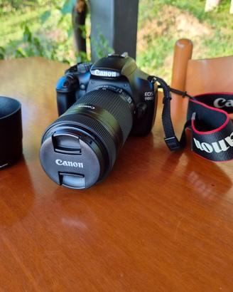 Canon 1100D + obiettivo 55-250mm IS STM + accessor