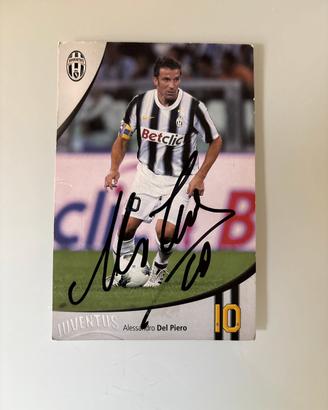 Autografo originale Del Piero