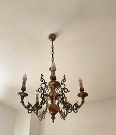 LAMPADARIO VINTAGE STILE BAROCCO