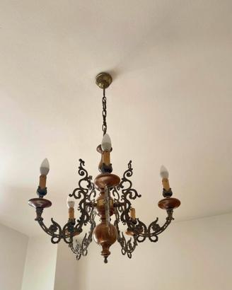LAMPADARIO VINTAGE STILE BAROCCO