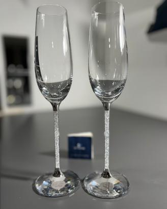 Coppia flute SWAROVSKI gioiello