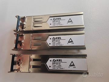 3x ZyXEL SFP-SX-D SFP Mini-Gbic -Transceiver-Modul