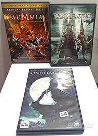 Lotto DVD La Mummia 3 + Underworld + Van Helsing