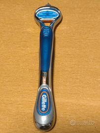 Rasoio Gillette fusion nuovo acciaio blu 