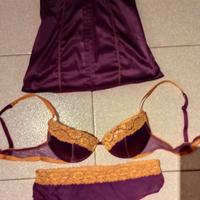 Set completo intimo e top abbinato, Tezenis.