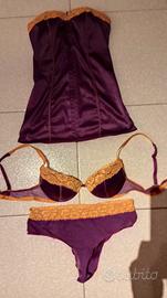 Set completo intimo e top abbinato, Tezenis.