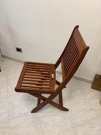 4 Sedie  da giardino
