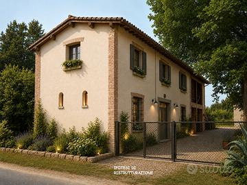 Casale ampia corte privata e accessori
