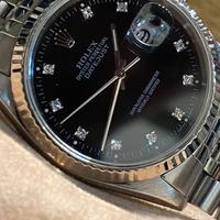 rolex datejust 16234 full set quadrante diamanti 
