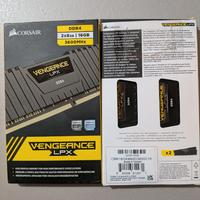 4x8gb ram ddr4 Corsair Vengeance 3600 Mhz