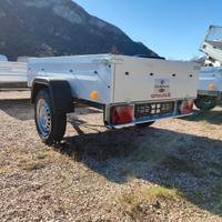 Carrello rimorchio auto mono asse fino a 750 kg