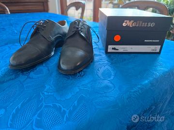 scarpe uomo melluso blu come nuove