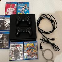 Ps4+2 controller+6 giochi